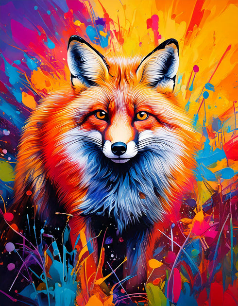 Foxey Loxey Art Canvas